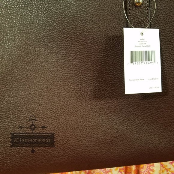 Chocolate Cherry Kate Spade Andee Cobble HILL BAG - Picture 6 of 11